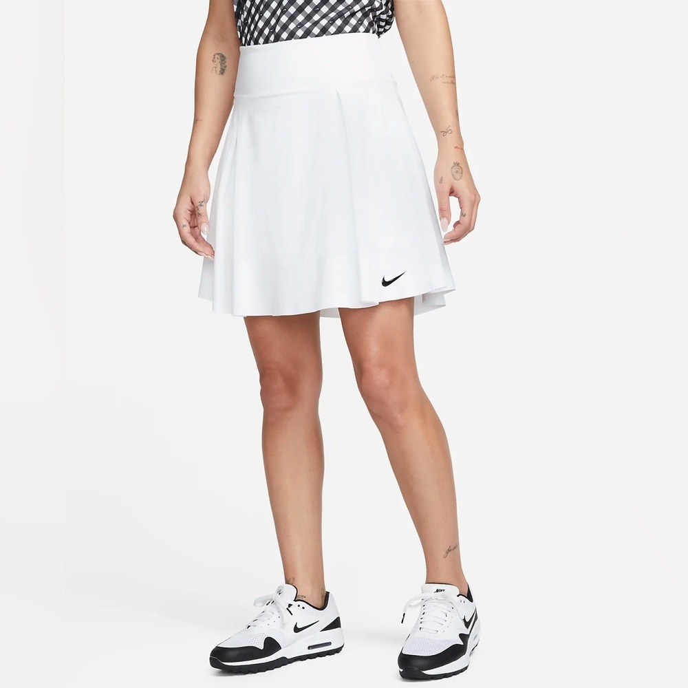 Nike L Dri-FIT Advantage Women's white Long Golf Skirt - Picture 1 of 6